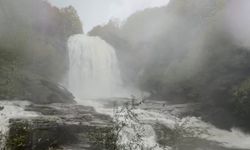 Bursa’da Suuçtu Şelalesi coştu! Görüntüler Niagara'yı aratmadı