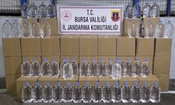 Bursa'da sahte içki tacirlerine darbe: 1.260 litre etil alkol ele geçirildi