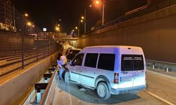 Bursa’da alt geçitte kaza! Ehliyetsiz motosiklet sürücüsü yaralandı