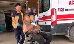 Bursa’da odun keserken elini motorlu testereye kaptırdı