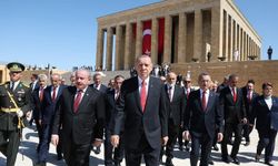 Cumhuriyet'in 103. yılında Anıtkabir'de tören
