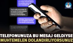 Telefonunuza bu mesaj geliyorsa muhtemelen dolandırılıyorsunuz!