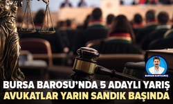 Bursa Barosu’nda başkanlık yarışı öncesi adaylar kürsüye çıktı