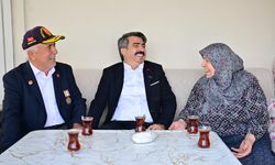 Başkan Oktay Yılmaz’dan Kıbrıs gazisine vefa ziyareti