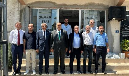 Gelecek Partisi'nden staj mağdurlarına destek ziyareti
