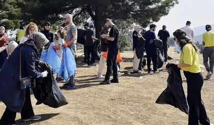 Bursa'da doğayı temizlemek için kolları sıvadılar