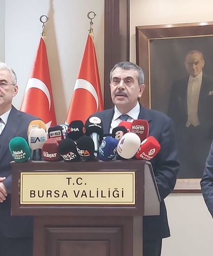 Milli Eğitim Bakanı Tekin'den Bursa'da açıklama