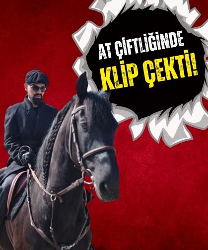 Ünlü şarkıcı yeni şarkısına at çiftliğinde klip çekti