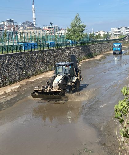 Bursa'da Mandıras Deresi’nde yaz temizliği