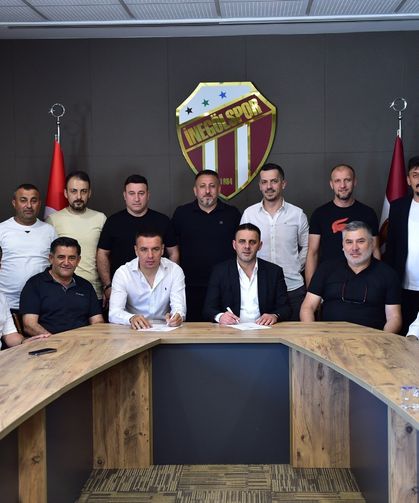 İnegölspor'da İsmail Güldüren dönemi resmen başladı