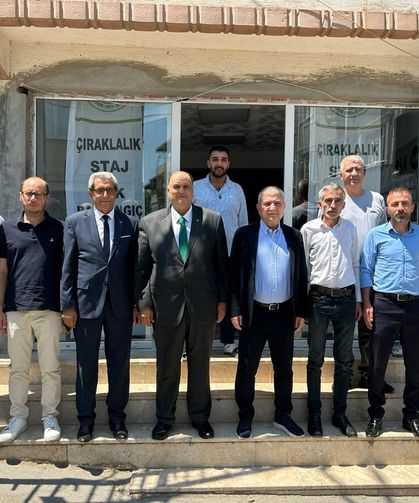 Gelecek Partisi'nden staj mağdurlarına destek ziyareti