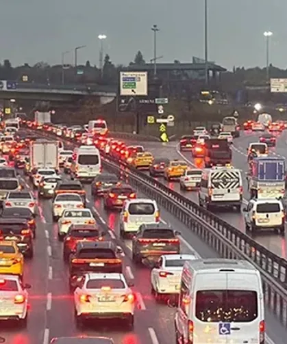 İstanbul’da trafik yoğunluğu yüzde 90’a yaklaştı