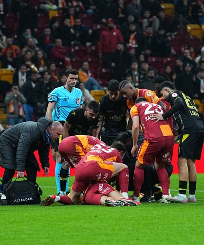 Galatasaray - İstanbulspor maçında korkutan an!
