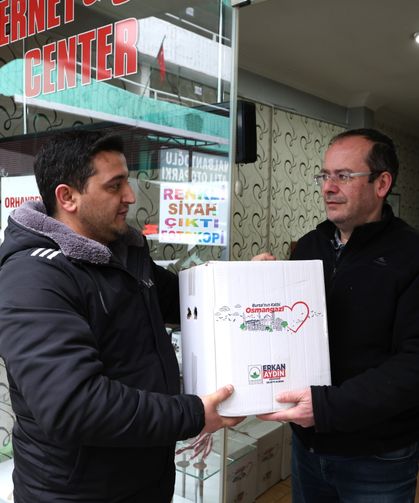 Ramazan öncesi Osmangazi’de erzak yardımları başladı