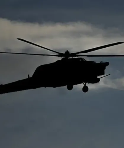 Askeri helikopter düştü!