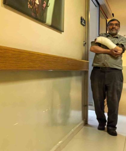 Bursa'da elini makineye kaptıran iş yeri sahibi yaralandı