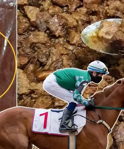 Belediyenin dağıttığı kavurmadan yarış atının çipi çıktı