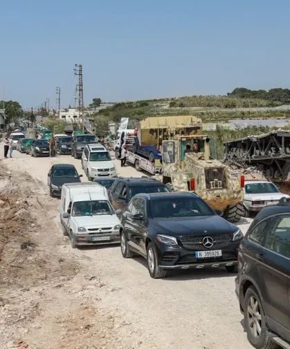 Lübnanlılar güneydeki evlerine dönüyor