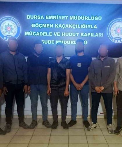 Bursa'da göçmen kaçakçılığına darbe