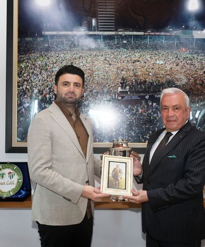Başkan Şadi Özdemir’den Bursaspor’a tebrik ziyareti