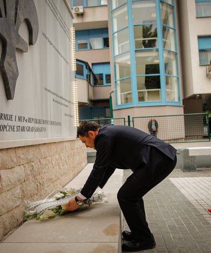 Başkan Aydın’dan Saraybosna’da anlamlı temas