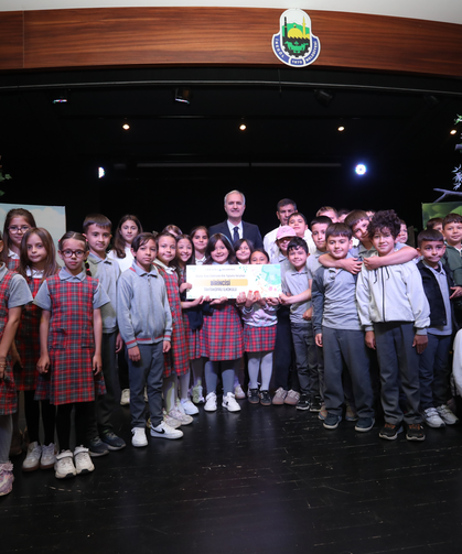 Bursa'da öğrencilerden sıfır atık mesajı