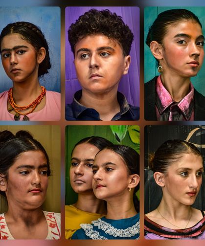 Frida Kahlo’nun eserleri Bursa’da canlı tabloya dönüştü