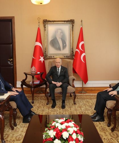 Bakan Gürlek ve Bakan Çiftçi’den Bahçeli’ye ziyaret