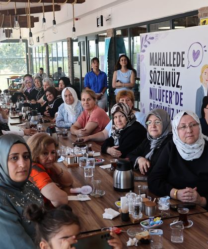 Bursa’da kadınlar “Mahallede Sözümüz Var” dedi