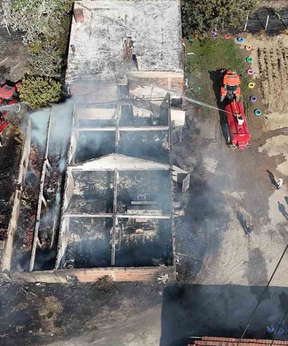 Edirne'de sigara izmariti çiftlik evini küle çevirdi: 6 kişi ölümden döndü