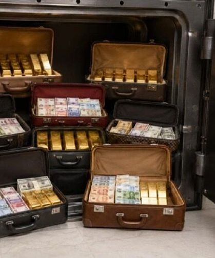 Evinden 74 kilo altın ve 20 milyon dolar çıktı