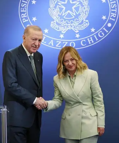 Cumhurbaşkanı Erdoğan’dan Meloni ile kritik görüşme
