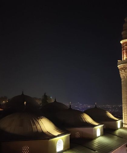 Bursa'da Mevlid Kandili Ulu Cami'de dualarla idrak edildi