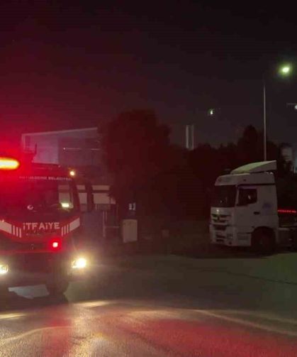 Kozmetik fabrikasında kimyasal madde alarmı