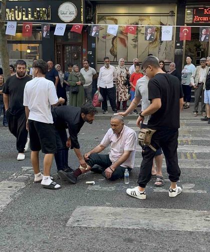 Yaya geçidinde yaşlı adama çarptı, sözleri tepki çekti!