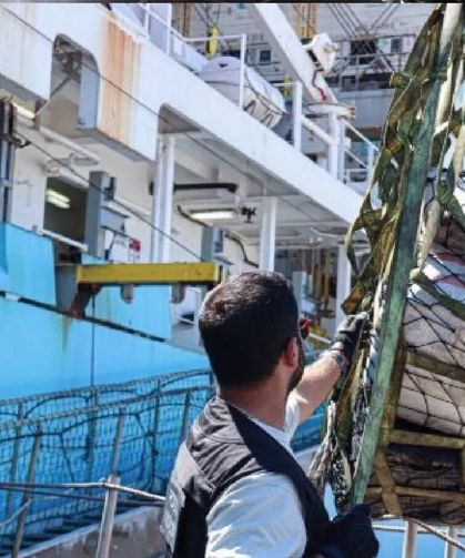 Portekiz'den yola çıkan gemide 5 ton kokain yakalandı