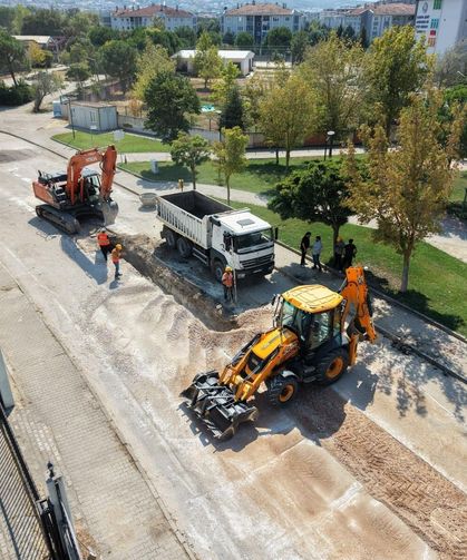 Büyükşehir'den Kayapa TOKİ'de altyapıya kalıcı çözüm