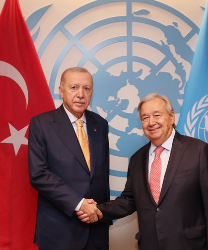 Erdoğan-Guterres görüşmesinde Gazze öne çıktı