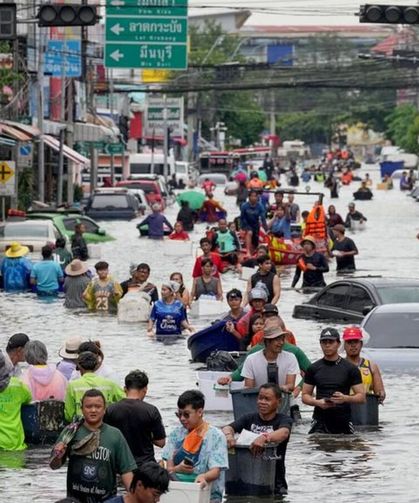 Tayland’da sel felaketi büyüyor! 3,2 milyondan fazla kişi etkilendi