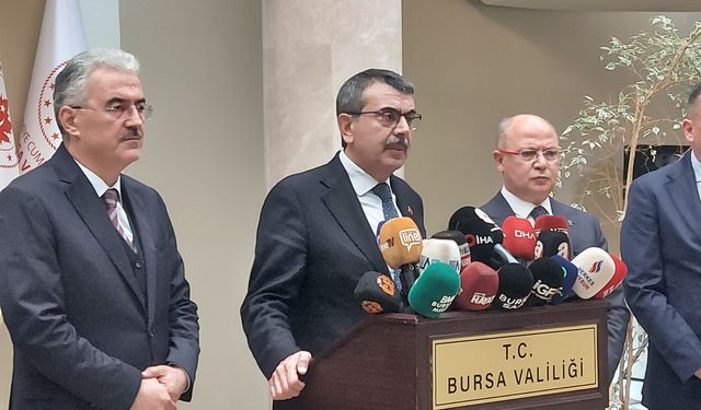 Milli Eğitim Bakanı Tekin'den Bursa'da açıklama