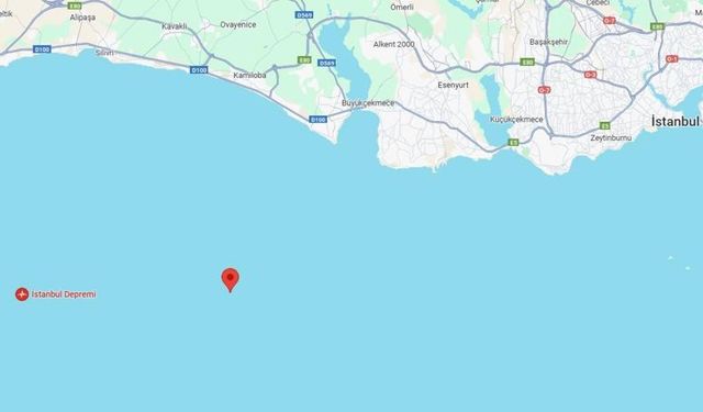 Marmara Denizi'nde 2 dakika arayla 2 artçı deprem