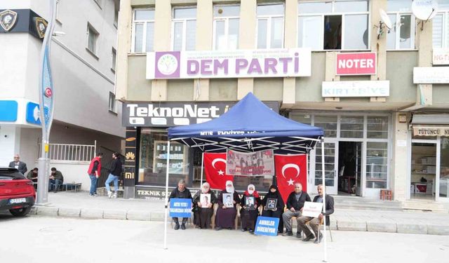 Muşlu anneler evlat nöbetine devam ediyor