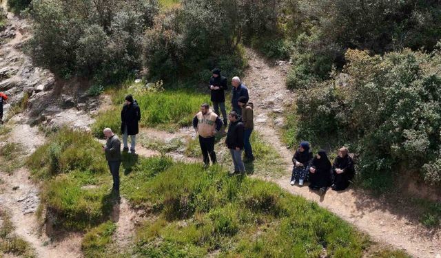 Kaybolan İshak Öztürk’ü arama çalışmaları havadan görüntülendi