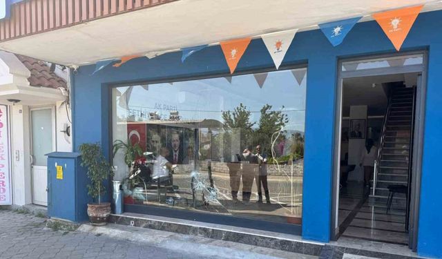AK Parti Fethiye İlçe Başkanlığı’na saldıran şüpheli tutuklandı