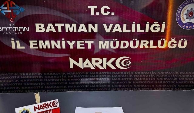 Batman’da uyuşturucu operasyonunda 2 tutuklama