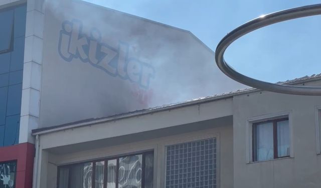 Bolu’da çatı yangını