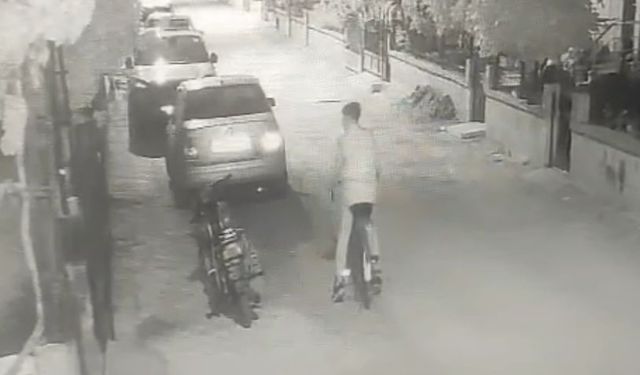 Çaldığı bisikleti beğenmeyince bırakıp motosikleti götürdü