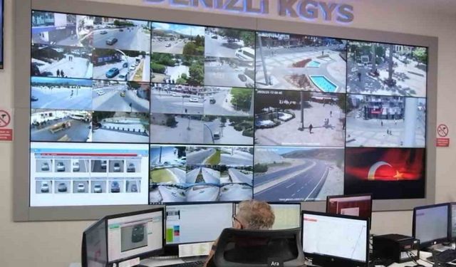 Denizli’de 209 kavşak ve yollar kameralarla denetleniyor