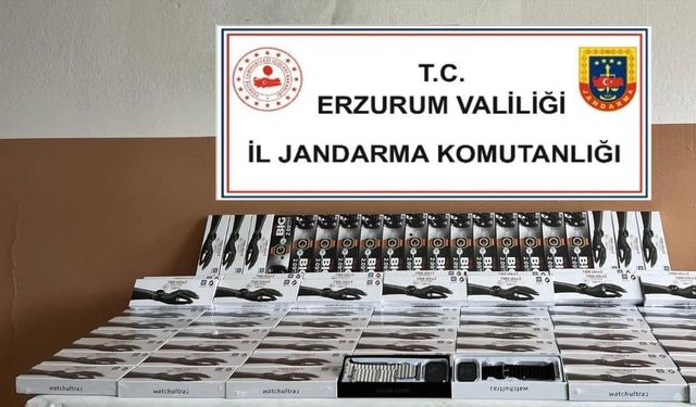 Jandarmadan akıllı saat operasyonu