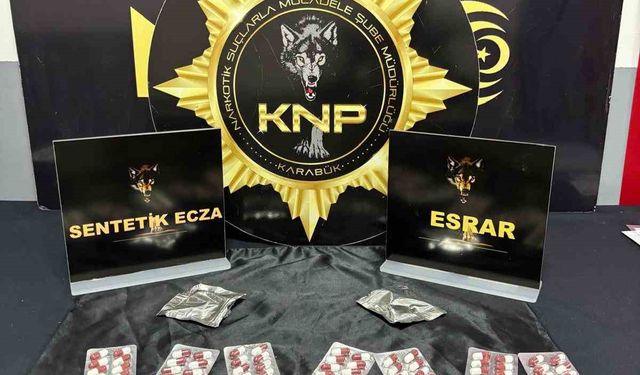 Karabük’te uyuşturucu operasyonunda 2 gözaltı